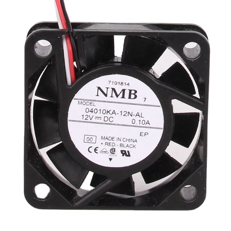 Original NMB 24V 48V DC12V 0.1a EC AC 40X40X10MM 4010 4cm Silent Power Supply Heat Dissipation 04010ka-12n-al Cooling Fan